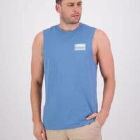 Swanndri Lindis Tank T-Shirt - Smoke Blue