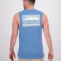 Swanndri Lindis Tank T-Shirt - Smoke Blue