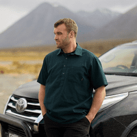 Swanndri Paihia Short Sleeve Shirt - Forest Green