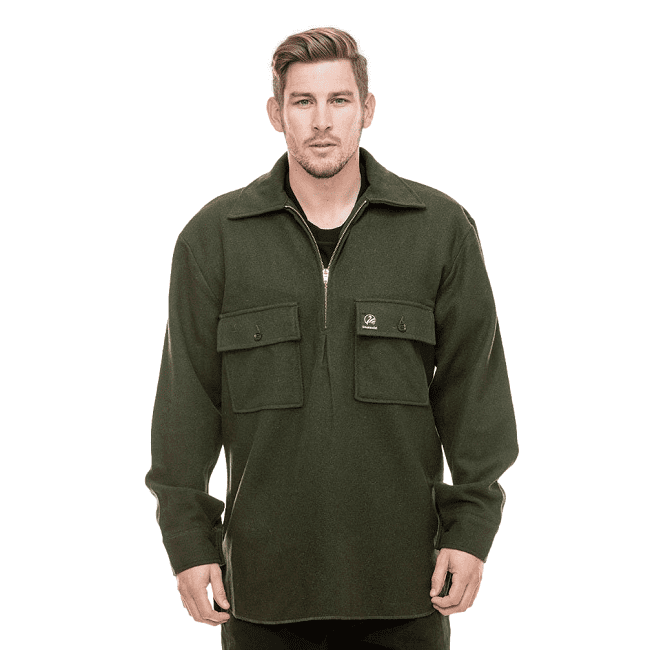 Swanndri Ranger Wool Bushshirt - Olive