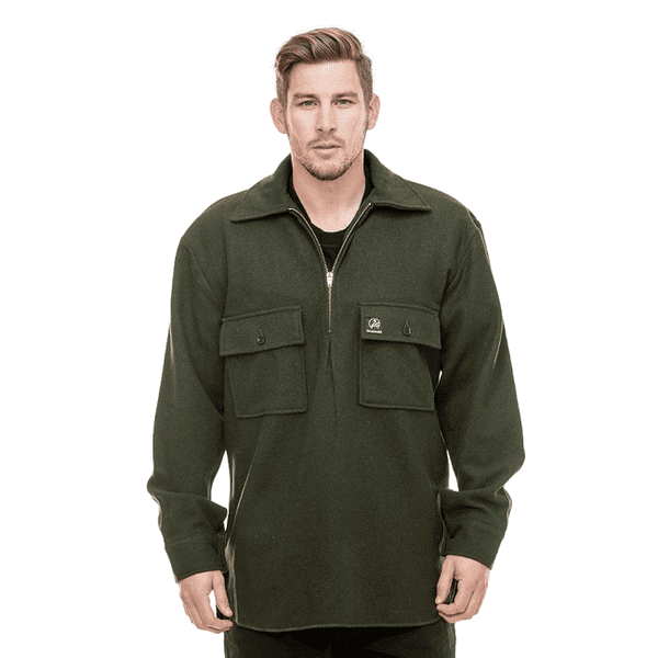 Swanndri Ranger Wool Bushshirt - Olive