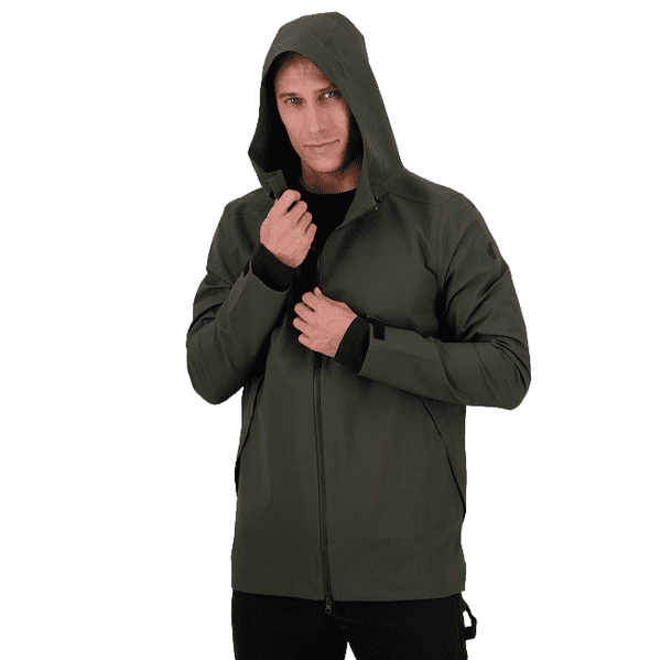 Swanndri Swanson Waterproof Rain Jacket - Forest Green