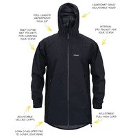 Swazi Sentinel Ultralite Waterproof Jacket - Stone