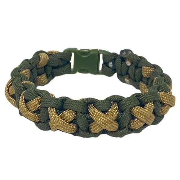TBS 550 Paracord Bracelet - Criscross Solomon Stitch