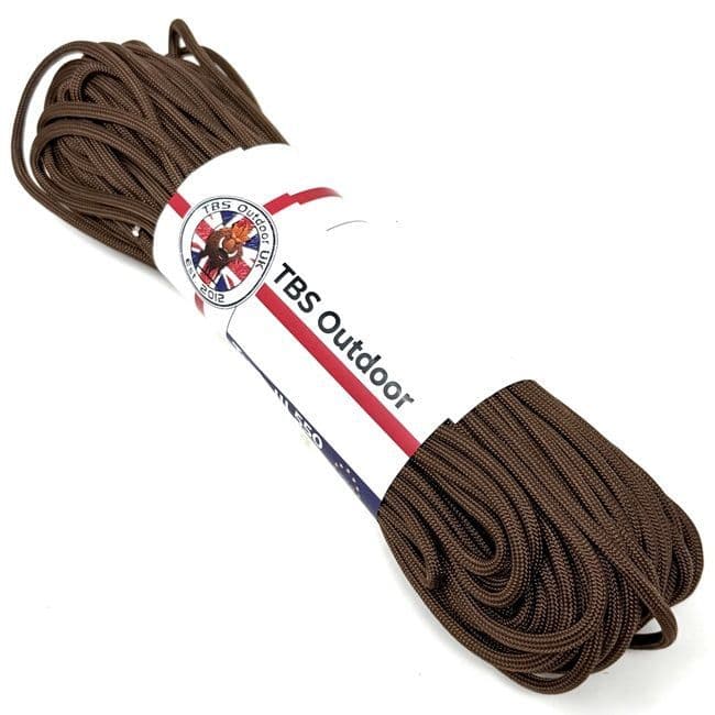 TBS 550 Paracord - Chocolate Brown - Made in Europe
