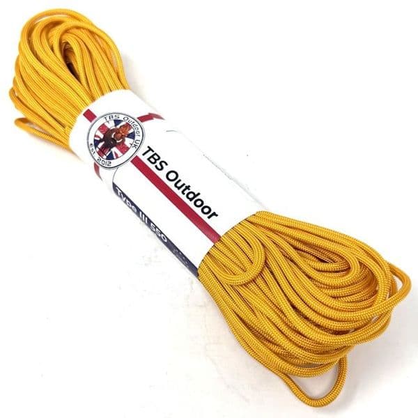 TBS 550 Paracord - Goldenrod- Made in Europe