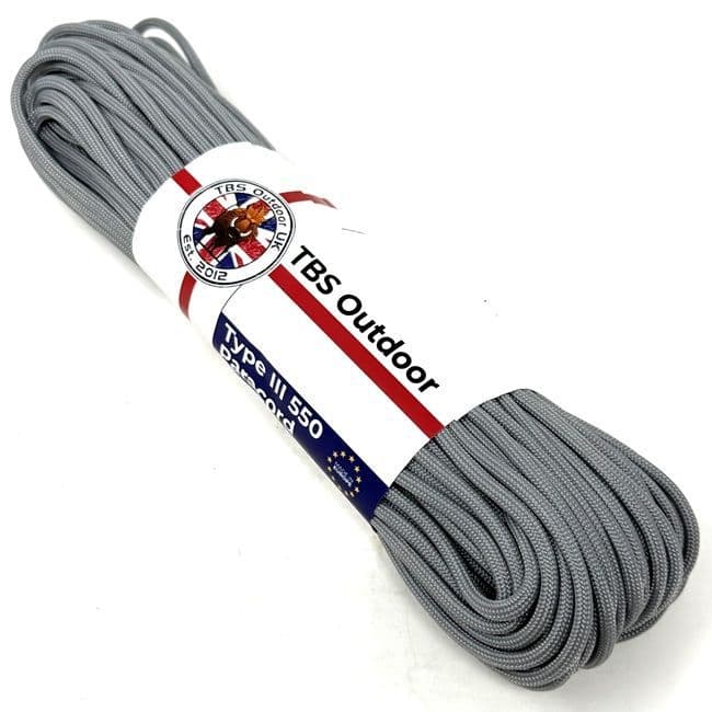 TBS 550 Paracord - Grey - Made in Europe