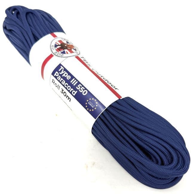TBS 550 Paracord - Navy Blue - Made in Europe