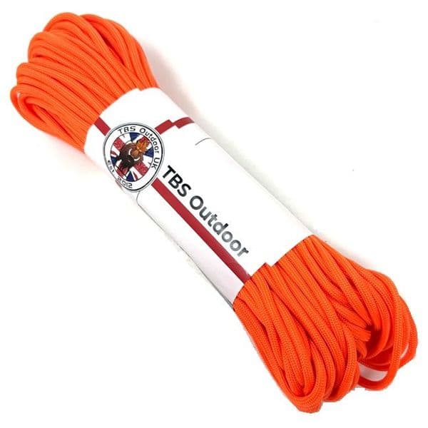 TBS 550 Paracord - Neon Orange - Made in Europe