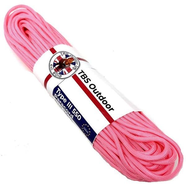 TBS 550 Paracord - Pink - Made in Europe