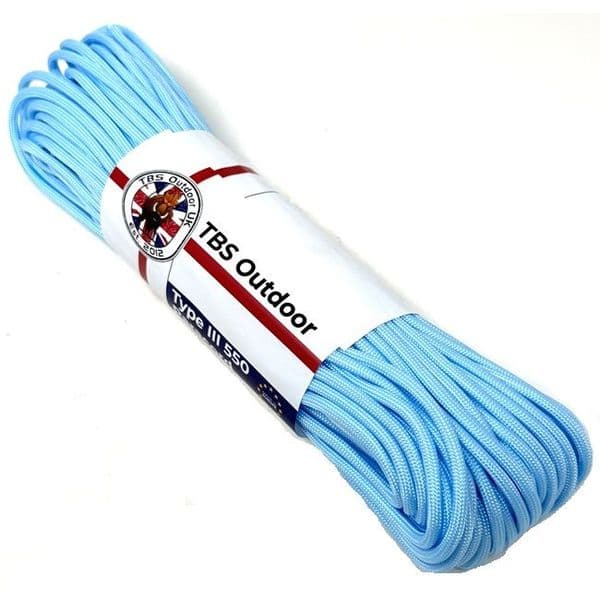 TBS 550 Paracord - Skylight Carolina - Made in Europe
