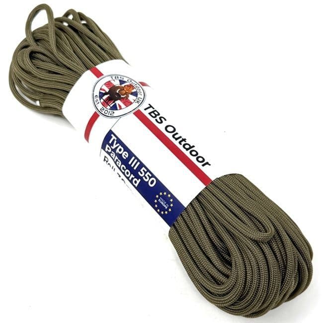 TBS 550 Paracord - Tan - Made in Europe