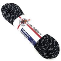 TBS 550 Reflective Paracord - Black - Made in Europe