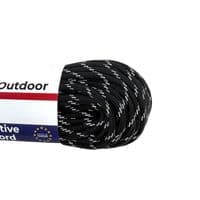 TBS 550 Reflective Paracord - Black - Made in Europe