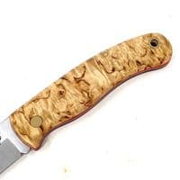 TBS Badger EDC Pocket Knife - Orange G10 - Drop Point with Pocket Clip