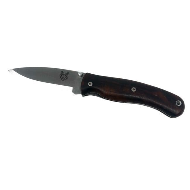 TBS Boar N695 Folding Liner Lock Knife Turkish Walnut EX DISPLAY 13