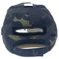 TBS Cap with Sunglasses Retainer - Black Camo
