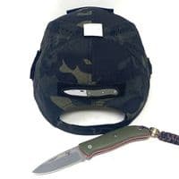 TBS Cap with Sunglasses Retainer - Black Camo