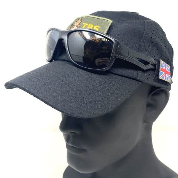 TBS Cap with Sunglasses Retainer - Black