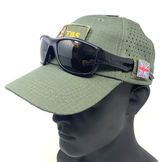 TBS Cap with Sunglasses Retainer - Olive Green