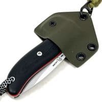 TBS EDC Knife Kydex Neck Carry Sheath  - New and Improved!