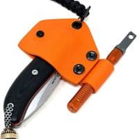 TBS EDC Knife Kydex Neck Carry Sheath  - New and Improved!