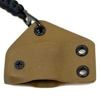 TBS EDC Knife Kydex Neck Carry Sheath  - New and Improved!