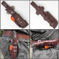 TBS Grizzly Bushcraft Survival Knife - DC4 & Firesteel Edition - Curly Birch