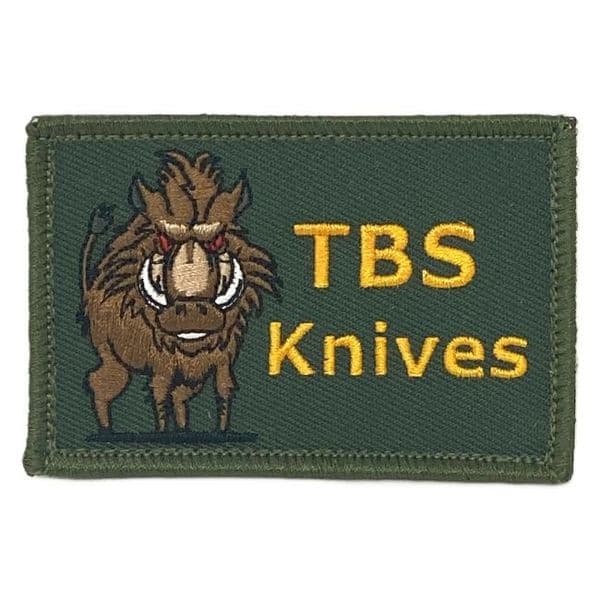 TBS Knives Fan Patch in a choice of Colours