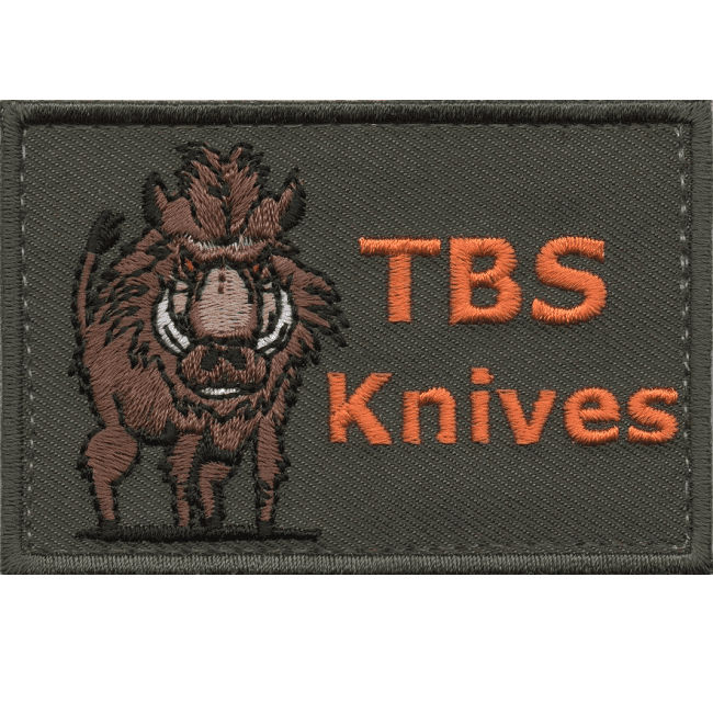 TBS Knives Fan Patch in a choice of Colours