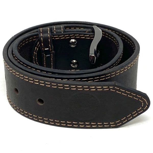 TBS Leather Belt - Dark Brown