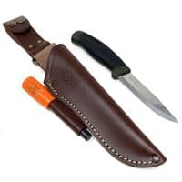 TBS Leather Dangler Sheath with Firesteel Loop