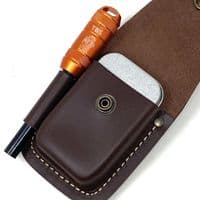 TBS Leather Fire Pouch with TBS Deluxe Firesteel