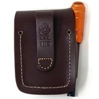 TBS Leather Fire Pouch with TBS Deluxe Firesteel