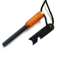 TBS Leather Fire Pouch with TBS Deluxe Firesteel