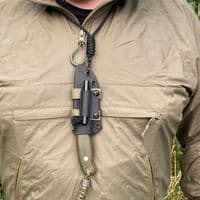 TBS Lynx Compact Knife - Black G10 - Kydex Sheath