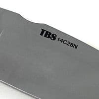 TBS Lynx Compact Knife - Black G10 - Kydex Sheath