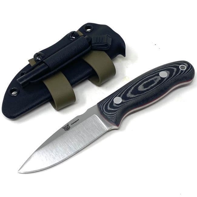 TBS Lynx Compact Knife - Black Micarta