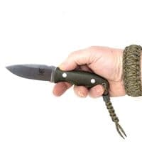 TBS Lynx Compact Knife - Green G10 - Kydex Sheath