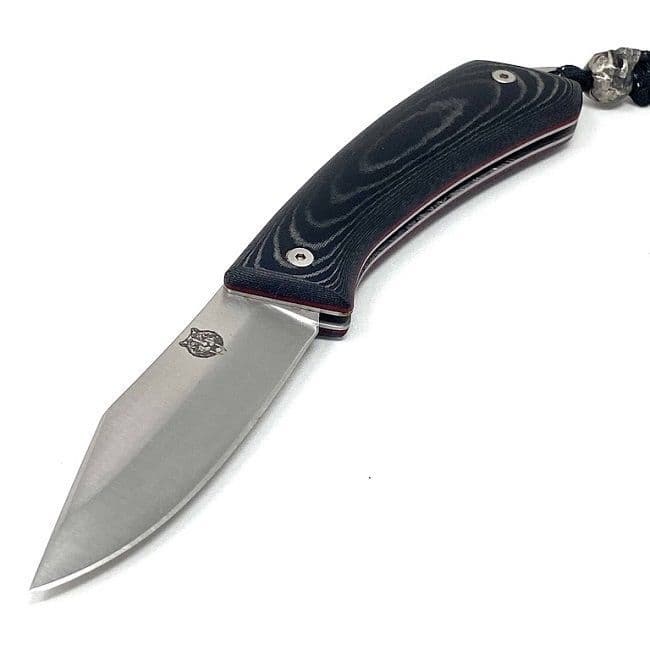 TBS Sabretooth Folding Lock Knife - Black Micarta