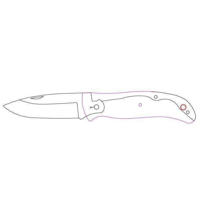 TBS Timberwolf EDC Folding Pocket Knife - Black G10