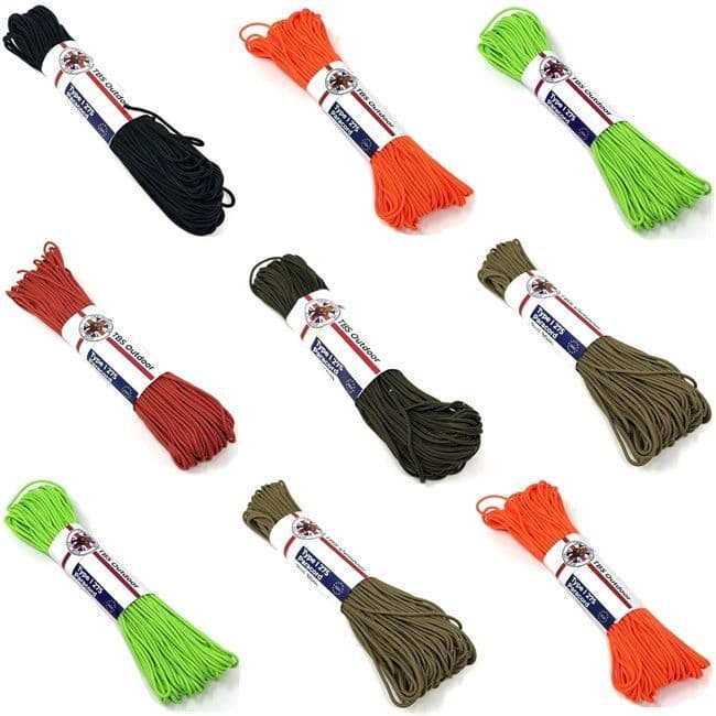 TBS Type I 275 Paracord - European Made - 30m (100 feet)