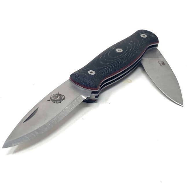 TBS Wildcat Pocket Knife - Black Micarta