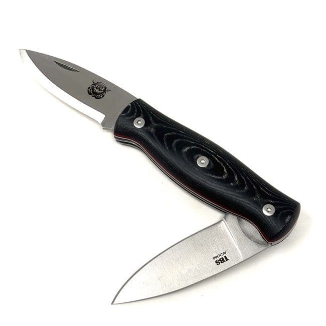 TBS Wildcat Pocket Knife - Black Micarta - EX DISPLAY - No.1