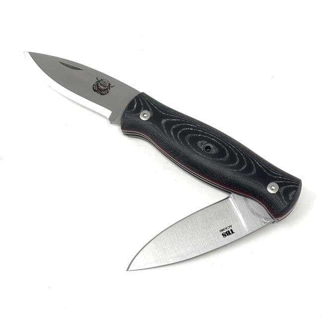 TBS Wildcat Pocket Knife - Black Micarta - EX DISPLAY - No.2