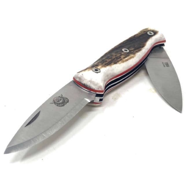 TBS Wildcat Pocket Knife - Stag Antler