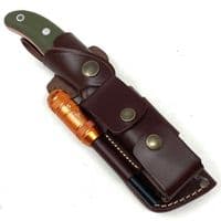 The NEW TBS Timberwolf Bushcraft Knife - DC4 & Firesteel - Curly Birch