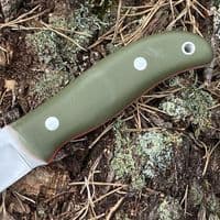 The NEW TBS Timberwolf Knife - The Ultimate All Rounder - Black Micarta - DC4 & Firesteel Edition