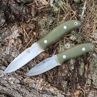 The NEW TBS Timberwolf Knife - The Ultimate All Rounder - Black Micarta - DC4 & Firesteel Edition