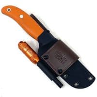 The NEW TBS Timberwolf Knife - The Ultimate All Rounder - Orange G10 - Kydex Sheath